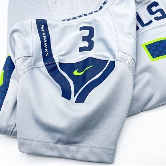 Nike Youth Alternate Game Jersey Russell Wilson Seattle Seahawks 3 - Picture 6 of 8
